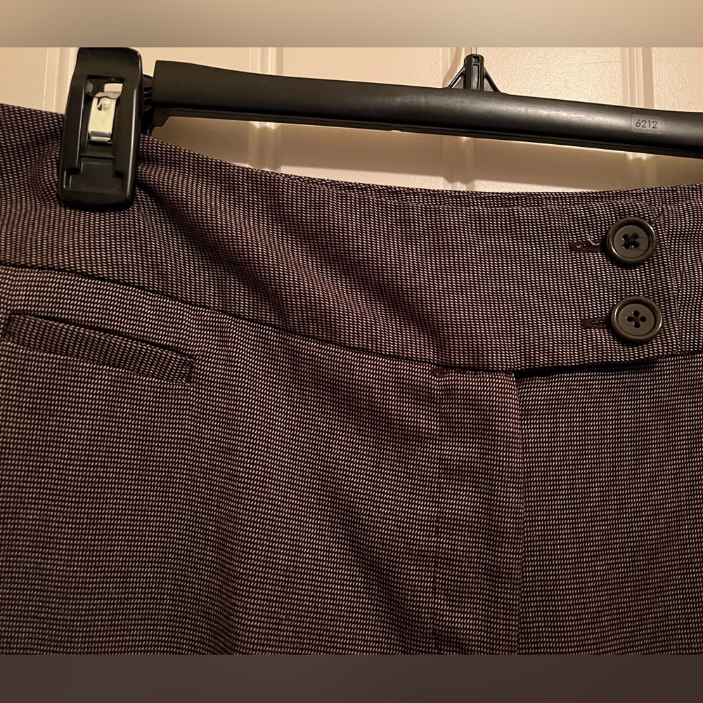 Brown Herringbone Slacks